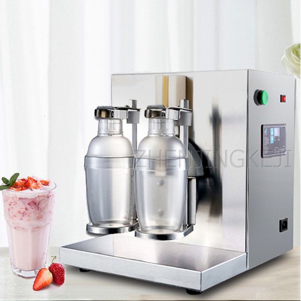 

stainless steel double heads commercial milkshake maker machine 220v/120w shake evenly milk juice coffee cocktails