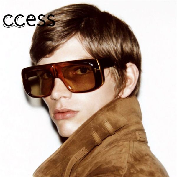 

2020 fashion brand design oversized futuristic sunglasses men women vintage retro leopard frame flat tom sun glasses uv400, White;black