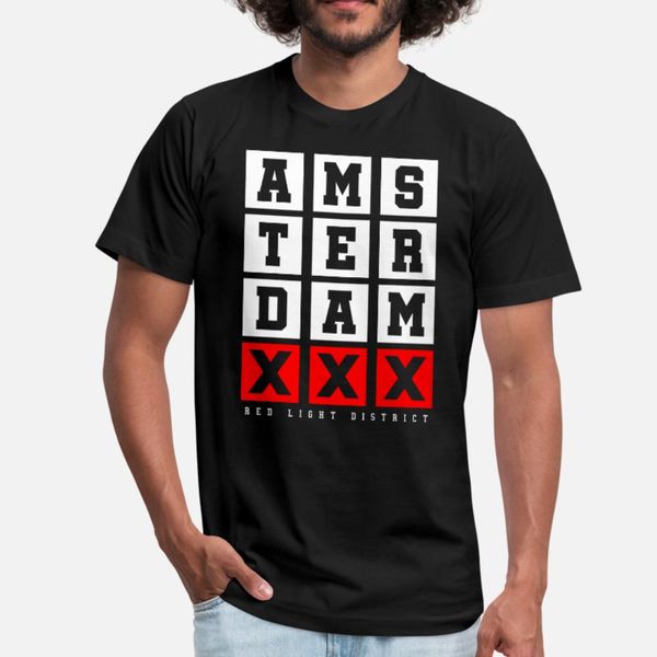 

x x x амстердам тенниски мужчин характер хлопок o шея одежда graphic юмор лето шаблон рубашка