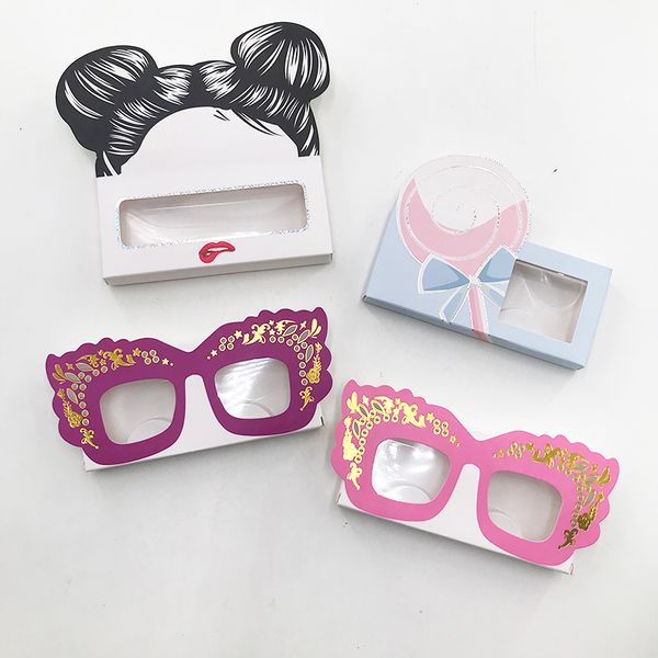 

whole false eyelash packaging box 3d mink lashes boxes empty lash case customized logo accept your logo5086357