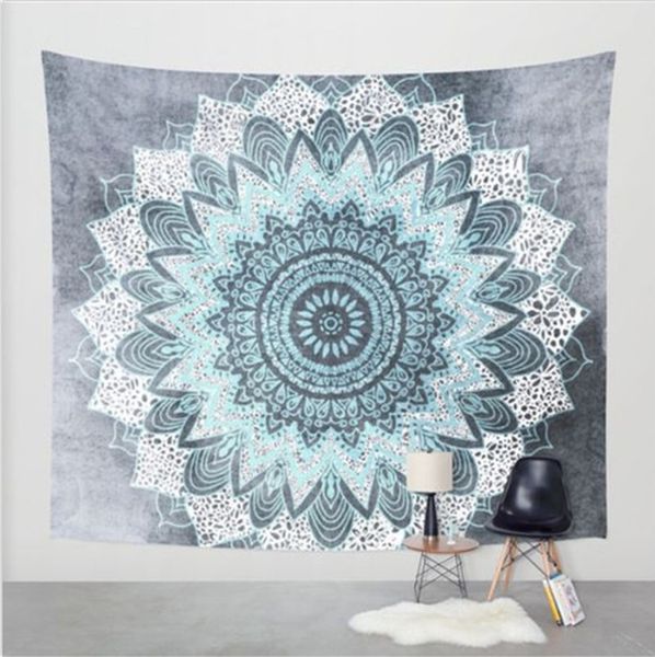 

indian elephant tapestry color print decoration religious wave gobelin bohemian beach blanket plus size