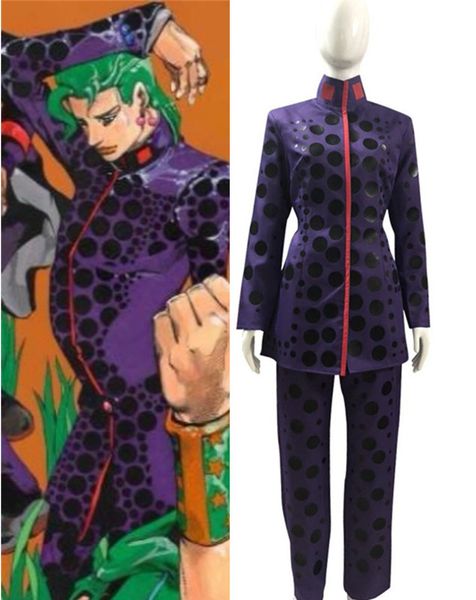

jojo's bizarre adventure kakyouin noriaki cosplay costume, Black