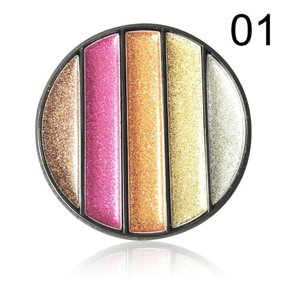 

5-color diamond sequin eye shadow tray lasting no makeup waterproof not blooming eye shadow makeup products