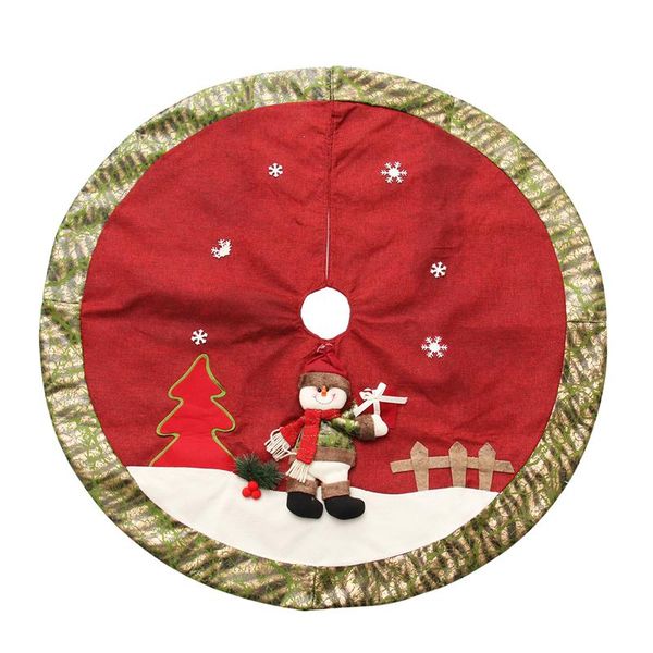 

1pc красный рождественская елка юбка xmas елка christmas party decor