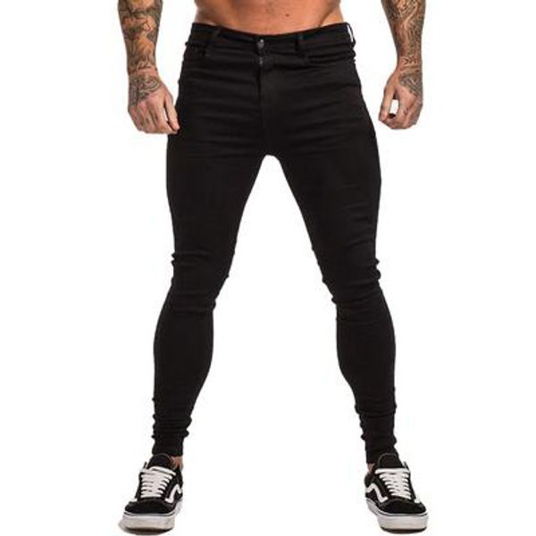 

mens casual jeans 2020fw mens fashion trendy style washed slim trousers selling long skinny pencil pants youth popular style pants, Blue