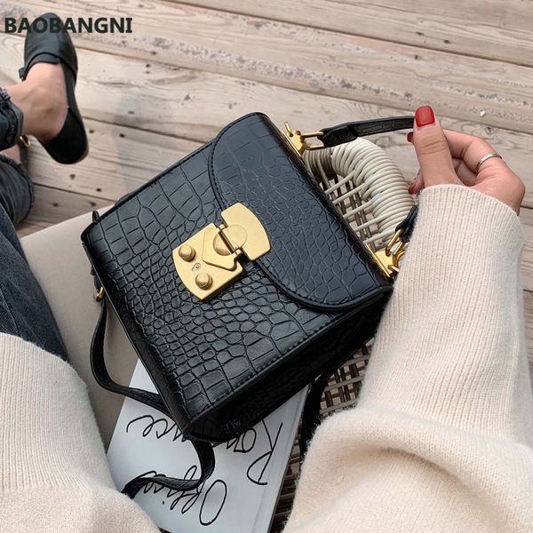 

мини камень шаблон pu кожа crossbody сумки для женщин замок конструктора плеча сумку женщина путешествия сумки