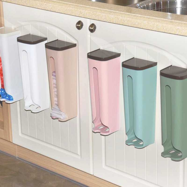 

wonderlife wall-mounted garbage bag storage box plastic storage box wall-mounted removable garbage bag