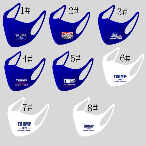 

trump face mask trump 2020 soft ice silk washable cloth mouth cover design masks ljjk