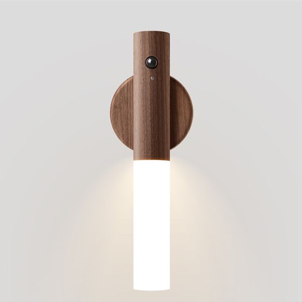 

smart human small induction night lamp led rechargeable corridor cabinet wall lamp household bathroom strong wall sensor lamp
