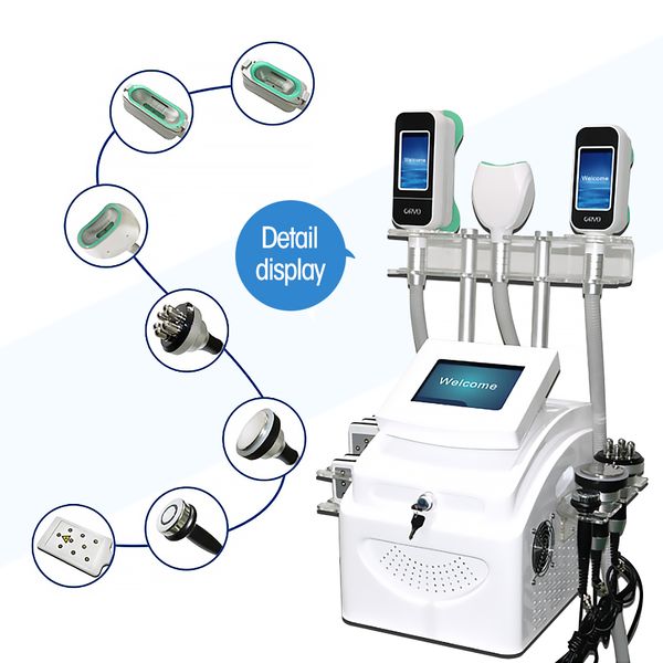 

2021 7 in 1 slimming machine cavitation removal cryolipolysis lipo laser cryo 360 degree fat ing ultrasonic cavitation beauty equipment
