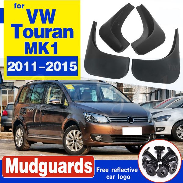 

set car mud flaps for vw touran 2011 - 2015 mudflaps splash guards mud flap mudguards fender front rear styling 2012 2013 2014