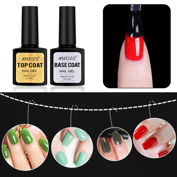 

base coat soak off gel nail polish uv led nail primer builder fingernail gel varnish transparent art lacquer, Red;pink
