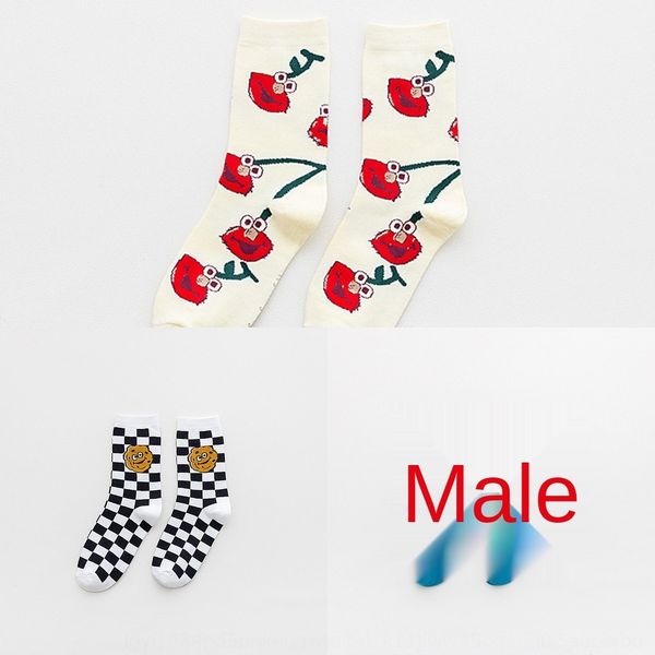 

stockings children's fashionable high-internet celebrity style with small white ins silk stockings shoes and shoes middle tube all-matc, Black