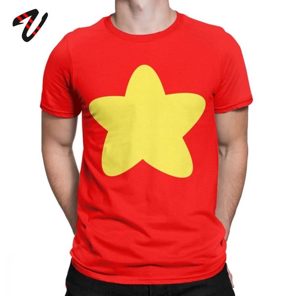 

funny cartoon tshirt steven universe star men t-shirts crystal gems garnet amethyst pearl t shirt 100% cotton tees original