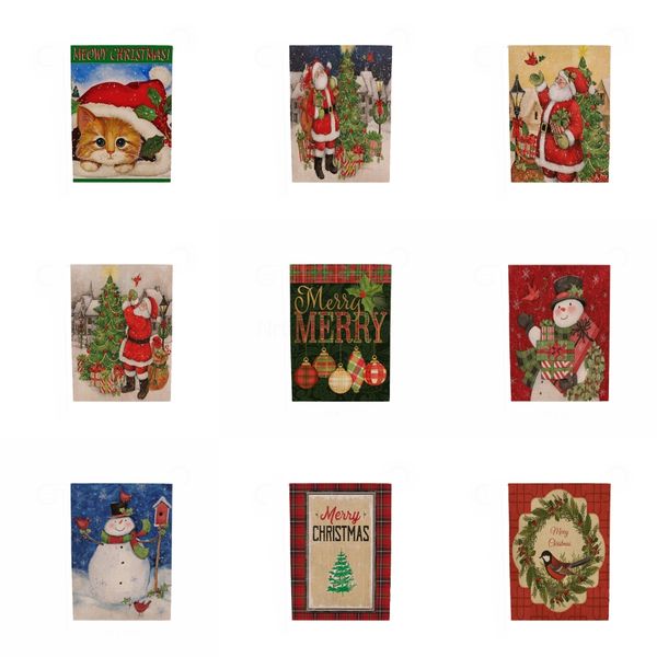 

рождество висячие флаги рождество висячие украшения окна hanging flag открытый повесьте полиэстер сад патио лужайки флаги украшения # 413