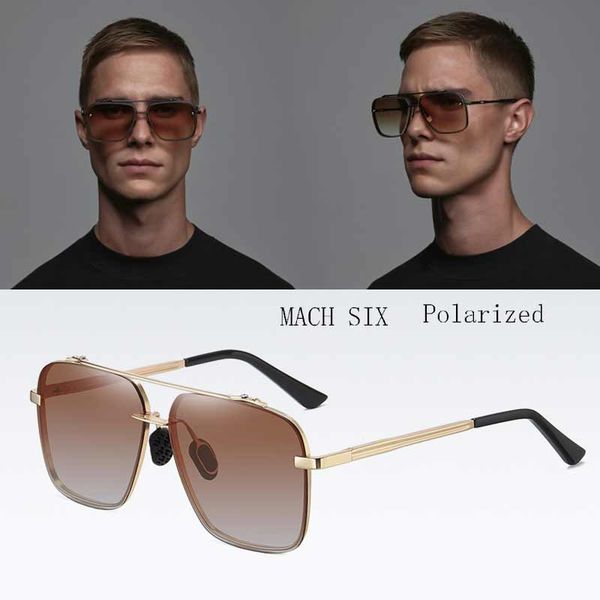 

2020 polarized fashion classic mach six style gradient sunglasses cool men vintage brand design sun glasses, White;black