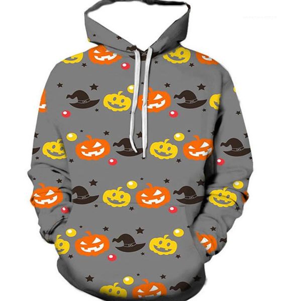 

hoodie new autumn and winter 3d digital printed long sleeve jacket casual mens clothing halloween mens designer, Black