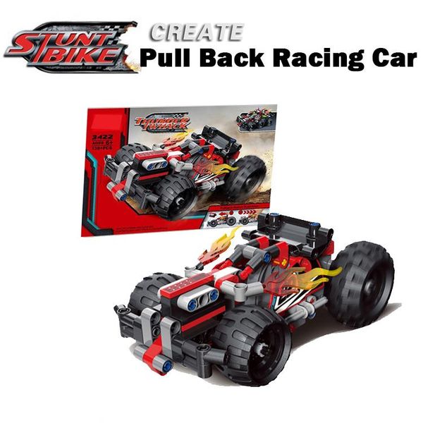 

decool racer вытяните назад автомобиль technic трактор creator city tech model строительные блоки кирпичи игрушки для детей ly_bags jllhih