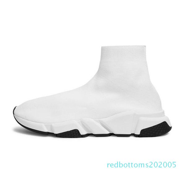

sock designer speed trainer brand shoes black white red flat fashion socks boots sneakers trainers runner size 36-45 r05