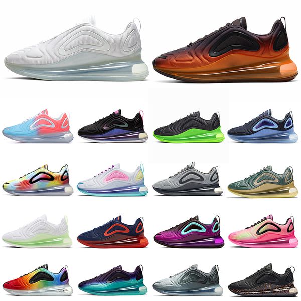 

nike air max 720 кроссовки мужчины женщины chaussures тройной черный спекл белый синий fury betrue пасха пакет obsidian мужские тренеров спо