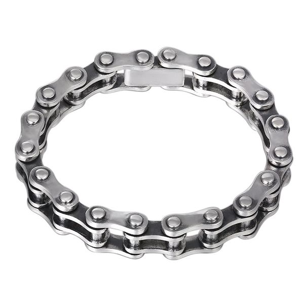 925 Mulheres de prata esterlinas Creative Bicycle Chain Amizade Bracelete Bangle Jóias Sobrevivência Casal Pulseira