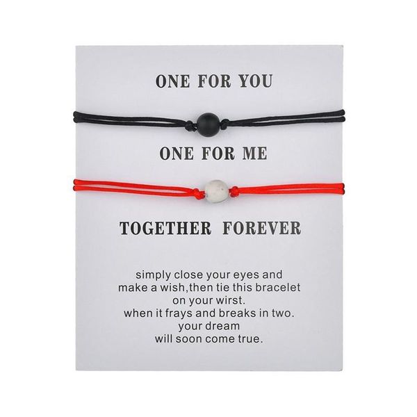 

stone bracelet 2pcs/set red natural braiding matte bead lava couple string bracelets whole2019 wfpko, Golden;silver