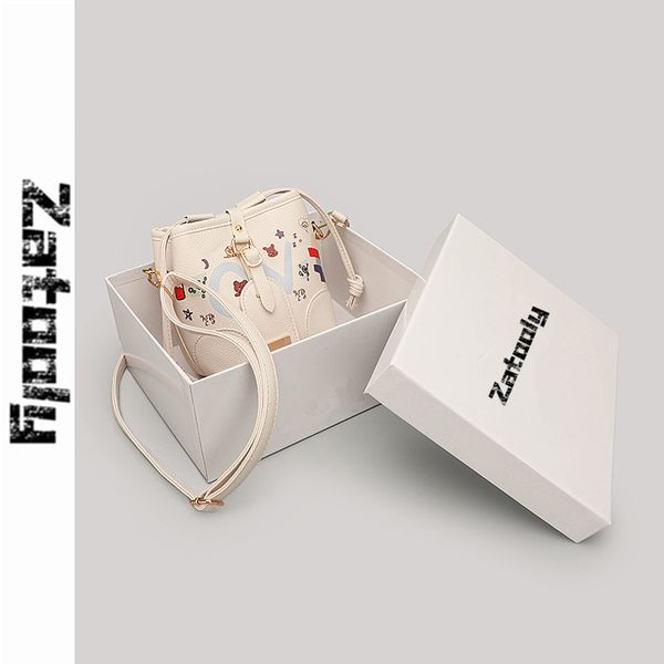 

new style women's for bag 2020 fashion design high-grade messenger bag bucket shoulder