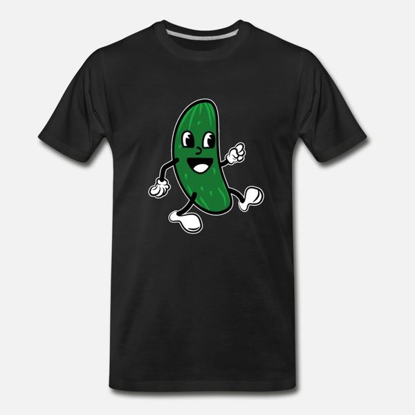 

funny cartoon cucumber t shirt men design short sleeve plus size 3xl cool graphic comical spring letters shirt