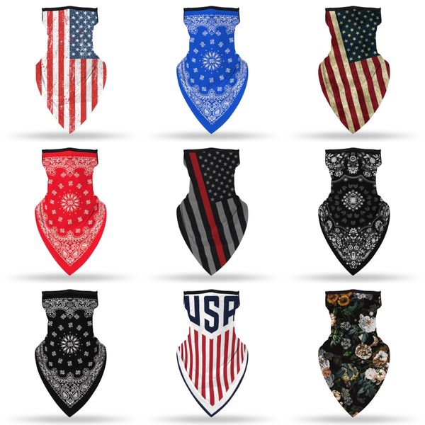 

printed neck buffs motorcycle cycling face scarf mask scarf magic halloween headband hiking the face#764, Black