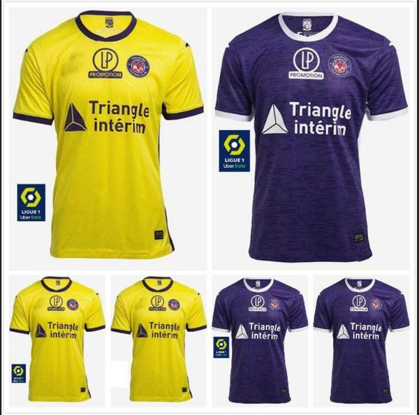 

new 20 21 fc toulouse soccer jerseys home third 20 sangare 17 diakite 19 kone 34 gradel 7 said 25 sylla 12 jersey football shirts, Black;yellow