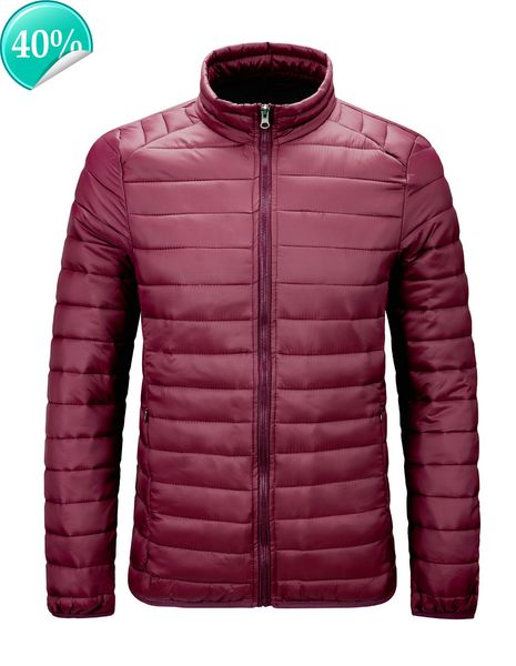 

men's winter warm outdoor down jacket fashion 4iibac, Black