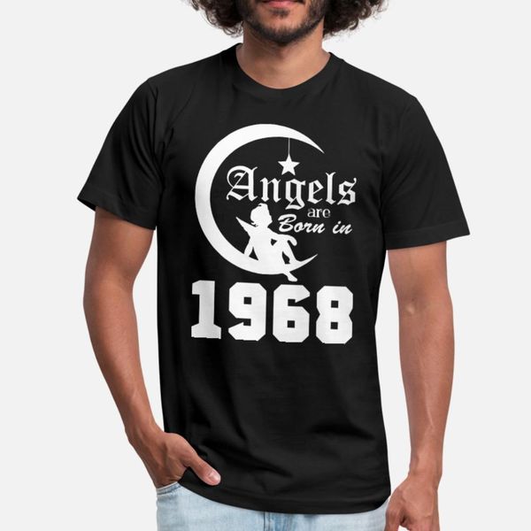 

angels are born in 1968 t shirt men custom cotton s-xxxl formal cute building spring novelty shirt
