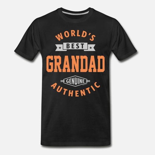 

world grandad t shirt men customize cotton round collar costume graphic comical spring formal shirt