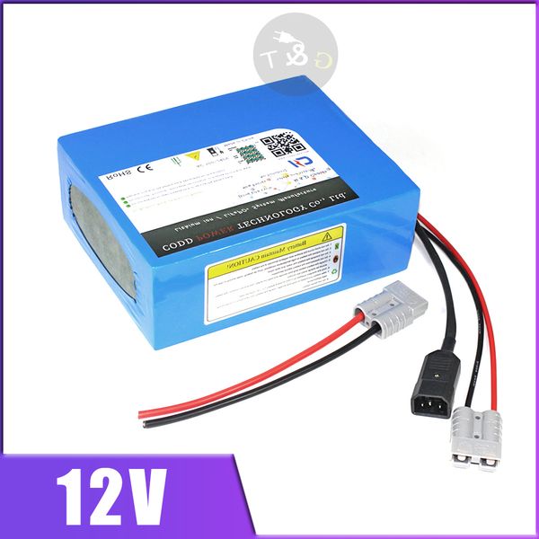 12V 60AH 80AH 100Ah 150AH 200AH yüksek drenaj li-ion Pil Paketi ile 1000W BMS Şarj invertör RV tekne ışık Güneş İçin