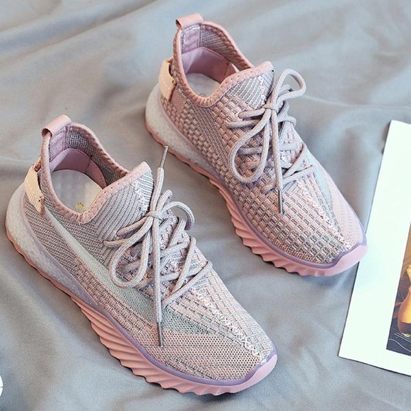 

new women ultralight breathable running shoes comfortable outdoor sports jogging walking female sneakers, Black