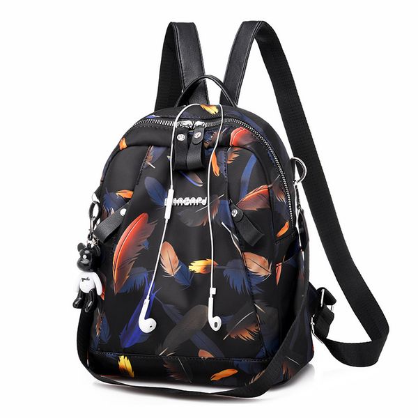 

leather luggage tag2020 backpack womens new style oxford cloth korean fashion all-match womens fashion handbag bag nylon casual mini backpac