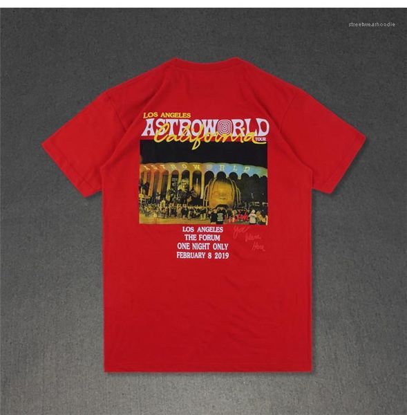 

short sleeve fashion homme clothing astroworld la casual apparel mens summer designer tshirts crew neck, White;black