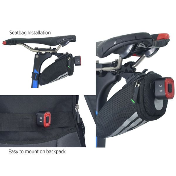 

smart bicycle brake induction tail light is super bright, bicycle rear night
