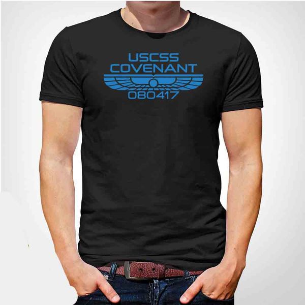 

brand new 2019 summer mens short alien covenant, uscss, weyland, space,film, fun,t shirt mens xmas gift blue cute t shirts