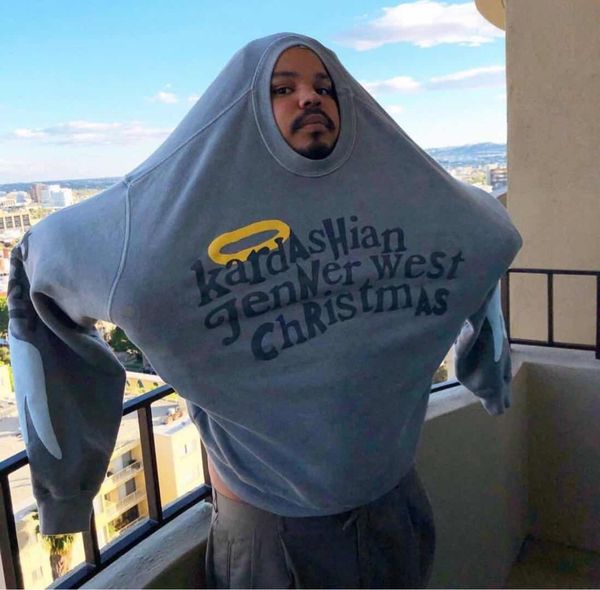 

lucky me kids see ghosts cfg long sleeve pullover tee street hip hop casual sweater crewneck sweatshirt t shirt hfymwy233, Black