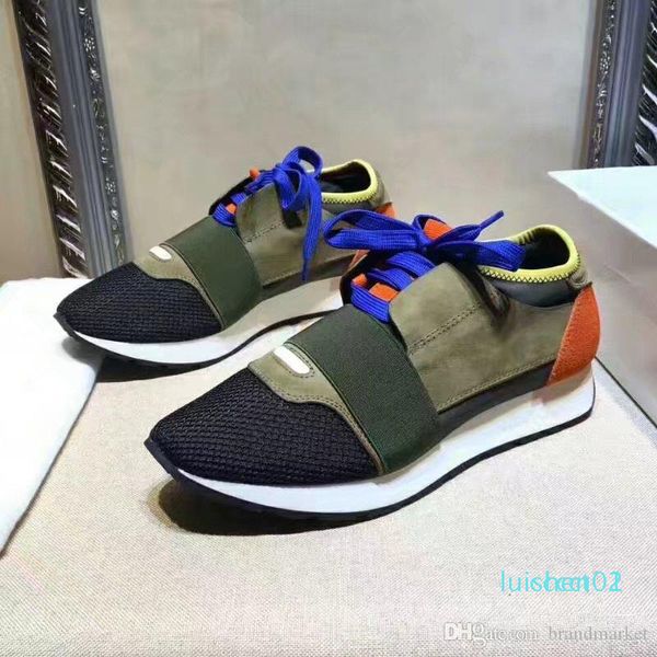 

designer casual couples shoe man woman classic fashion designer original box mesh trainer shoes low cut mesh trainer double box 1 ct01, Black