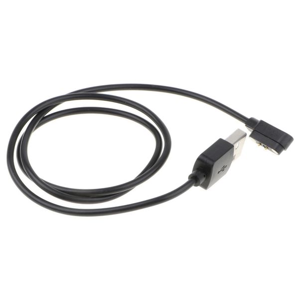 

usb 2 pin 4.0mm портативный магнитный зарядное устройство зарядное устройство кабель для смарт-часы черный