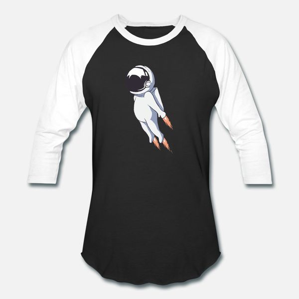 

cute astronaut flies using jet t shirt men custom 100% cotton o-neck clothing loose humor spring autumn trend shirt