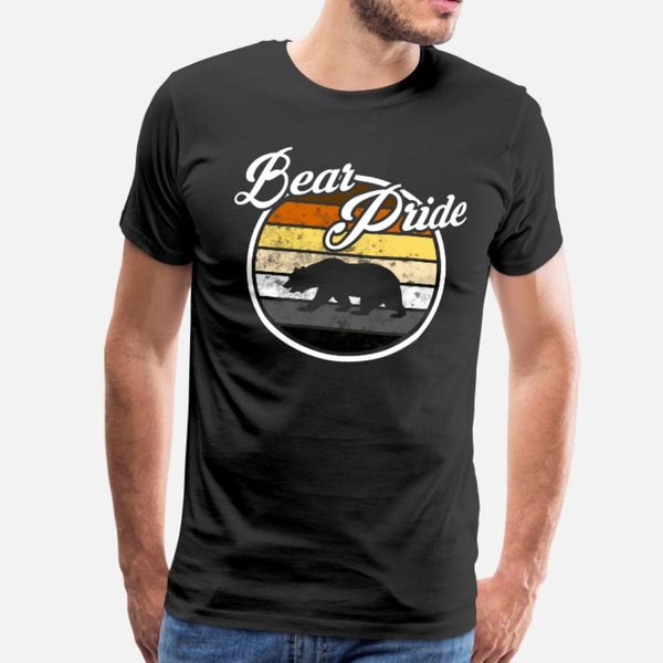 

bear pride lgbt gay pride csd community bearded t shirt men create short sleeve o neck male famous fashion spring autumn natural shirt