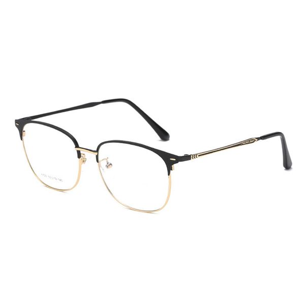 

alloy eyeglasses frame full rim men and women style glasses optical prescription frame handoer 6729, Black