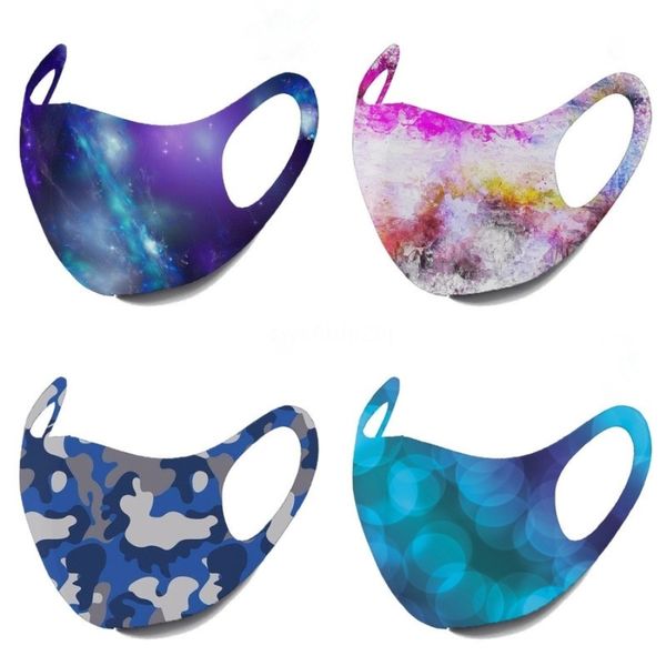 

multi-functional sunshade printed face mask dust-proof wristband hairband outdoor apparel sportswear accessories#548