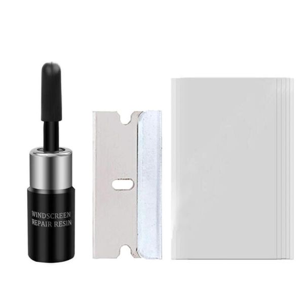

2 pack car automotive glass nano repair fluid kit car windshielglass repair auto glass liquid diy window tool