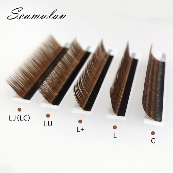 

новые коричневые макияж инструменты ресницы maquillaje mink lashes индивидуальные ресницы mix 7-15mm коричневый цвет высокого качества мягки
