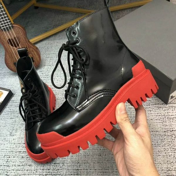 

luxury designer leather martins are classic, stylish and comfortable women's shoes with high soles, Black