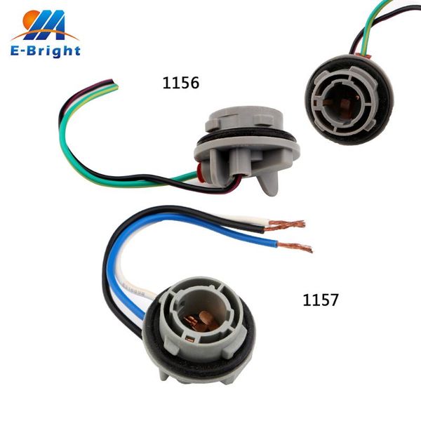 

2pcs p21w 1156 ba15s bau15s p21/5w 1157 bay15d original car base adapter for all cars good quality warranty factory wholesales
